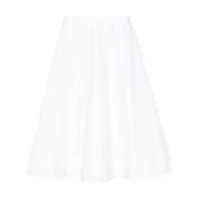 Witte Renta Rok Khaite , White , Dames