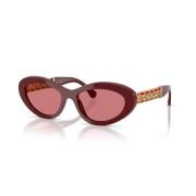 Ch5538Q 17927N Sunglasses Chanel , Red , Dames