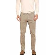 Beige Gestreepte Torino Winter Chino's Mason's , Beige , Heren