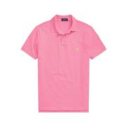 Custom Maui Pink Korte Mouw Polo Polo Ralph Lauren , Pink , Heren