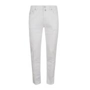 Witte stijlvolle herenjeans Jacob Cohën , White , Heren