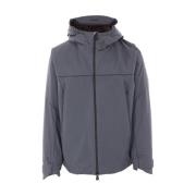 Grijze Gore-Tex jas met Therma-light isolatie Moncler , Gray , Heren