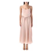 Corset Midi Jurk Petal Zimmermann , Pink , Dames