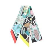 Pre-owned Silk scarves Hermès Vintage , Multicolor , Dames