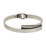 Zilveren Gevouwen Armband Werkstatt:Munchen , Gray , Unisex