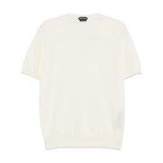 Wit T-shirt voor mannen Tom Ford , White , Heren