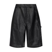 Eco leren shorts Carhartt Wip , Black , Dames