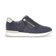 Blauwe nubuck leren manden Gabor , Blue , Dames