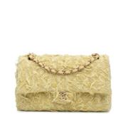 Pre-owned Fabric chanel-bags Chanel Vintage , Yellow , Dames