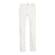 Witte Ribfluwelen Broek Jacob Cohën , White , Heren