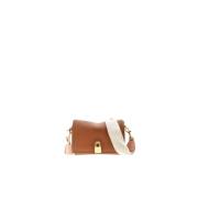 Vergrendelde Mini Crossbody Tas Carolina Herrera , Brown , Dames