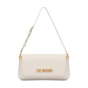 Ivoor Schoudertas voor Vrouwen Love Moschino , Beige , Dames