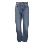 High-waisted straight leg jeans Agolde , Blue , Dames