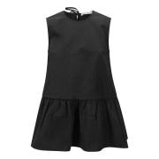 Top met trekkoordsluiting Cecilie Bahnsen , Black , Dames