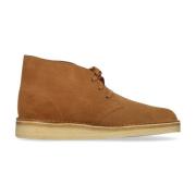 Donker Zand Suède Heren Lifestyle Schoen Clarks , Brown , Heren