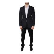 Zwart Slim Fit 2-Delig Pak Dolce & Gabbana , Black , Heren