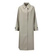 Katoenen trenchcoat met kraag Studio Nicholson , Gray , Dames