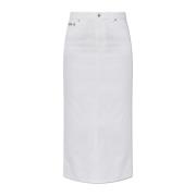 Denim rok Moschino , White , Dames