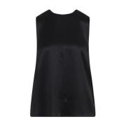 Zwarte Charmeuse Top Tom Ford , Black , Dames