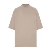 Beige Katoenen Oversized T-shirt Rick Owens , Beige , Heren