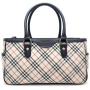 Pre-owned Canvas handbags Burberry Vintage , Beige , Dames