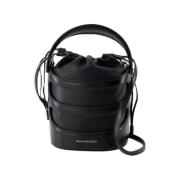 Leather handbags Alexander McQueen , Black , Dames