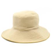 Pre-owned Canvas hats Hermès Vintage , Beige , Dames