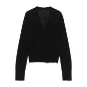 Zwarte Cashmere Cardigan Trui Joseph , Black , Dames