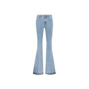 Slang Flared Jeans Roberto Cavalli , Blue , Dames