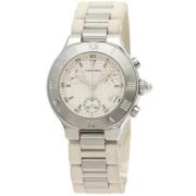 Pre-owned Glass watches Cartier Vintage , Gray , Dames