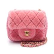 Pre-owned Canvas crossbody-bags Chanel Vintage , Pink , Dames