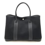 Pre-owned Leather handbags Hermès Vintage , Black , Dames