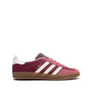 Bordeaux en Roze Suède Sneakers Adidas , Red , Heren