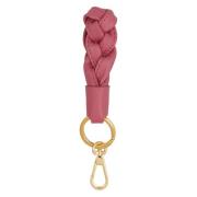 Stijlvolle Leren Sleutelhanger met Metalen Accent Coccinelle , Pink , ...