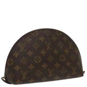 Pre-owned Canvas pouches Louis Vuitton Vintage , Brown , Dames