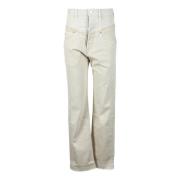 Katoenen Jeans Isabel Marant , Beige , Dames