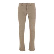 Slim Fit Beige Katoenen Broek Jacob Cohën , Beige , Heren