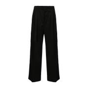 Stijlvolle Low Rise Broek Wardrobe.nyc , Black , Dames