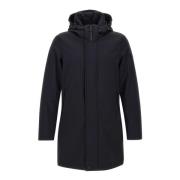 Zwarte Sportieve Parka Isolatieklasse Collectie Peuterey , Black , Her...