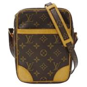 Pre-owned Canvas shoppers Louis Vuitton Vintage , Brown , Dames