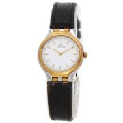 Pre-owned Glass watches Omega Vintage , White , Dames