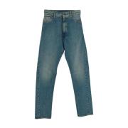 Klassieke Katoenen Straight Leg Jeans Maison Margiela , Blue , Heren