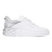 Witte Zilveren Sneakers voor een stijlvolle look Jimmy Choo , White , ...