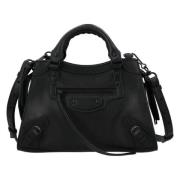 Leather handbags Balenciaga , Black , Dames