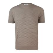 Slim Fit Crewneck Sweater Paolo Pecora , Beige , Heren