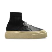 Zwarte Sneakers voor een Stijlvolle Look MM6 Maison Margiela , Black ,...