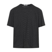 Zwart Combo T-Shirt Lemaire , Black , Heren