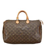 Pre-owned Canvas louis-vuitton-bags Louis Vuitton Vintage , Brown , Da...