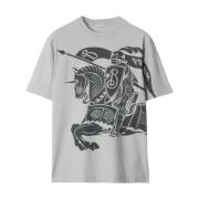 Grijze T-shirts en Polos met Equestrian Knight Design Burberry , Gray ...