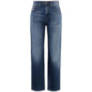 Blauwe Jeans Damesmode Diesel , Blue , Dames